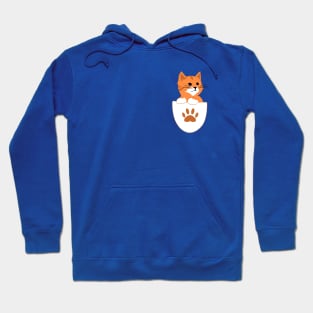 A cute kitten inside a pocket the perfect gift for cat lover Hoodie